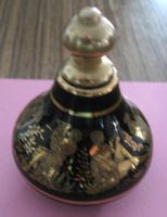 kleine Parfumflasche schwarz-gold orientalisch
