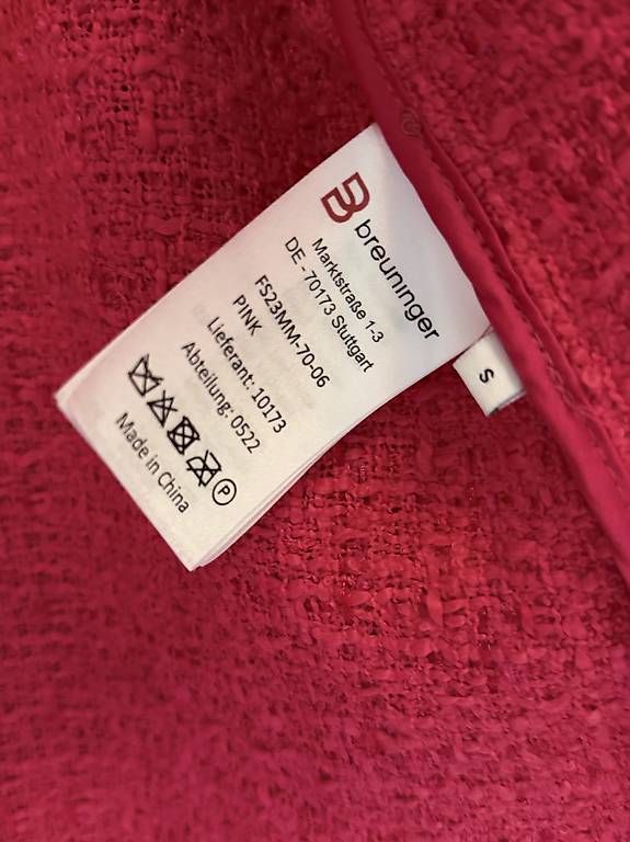 Giacche: MRS & HUGS Bouclé-Overjacket/Blazer, Grösse S, PINK – Nuovo (secondo la descrizione) da Winterthur venduto da corpos 1