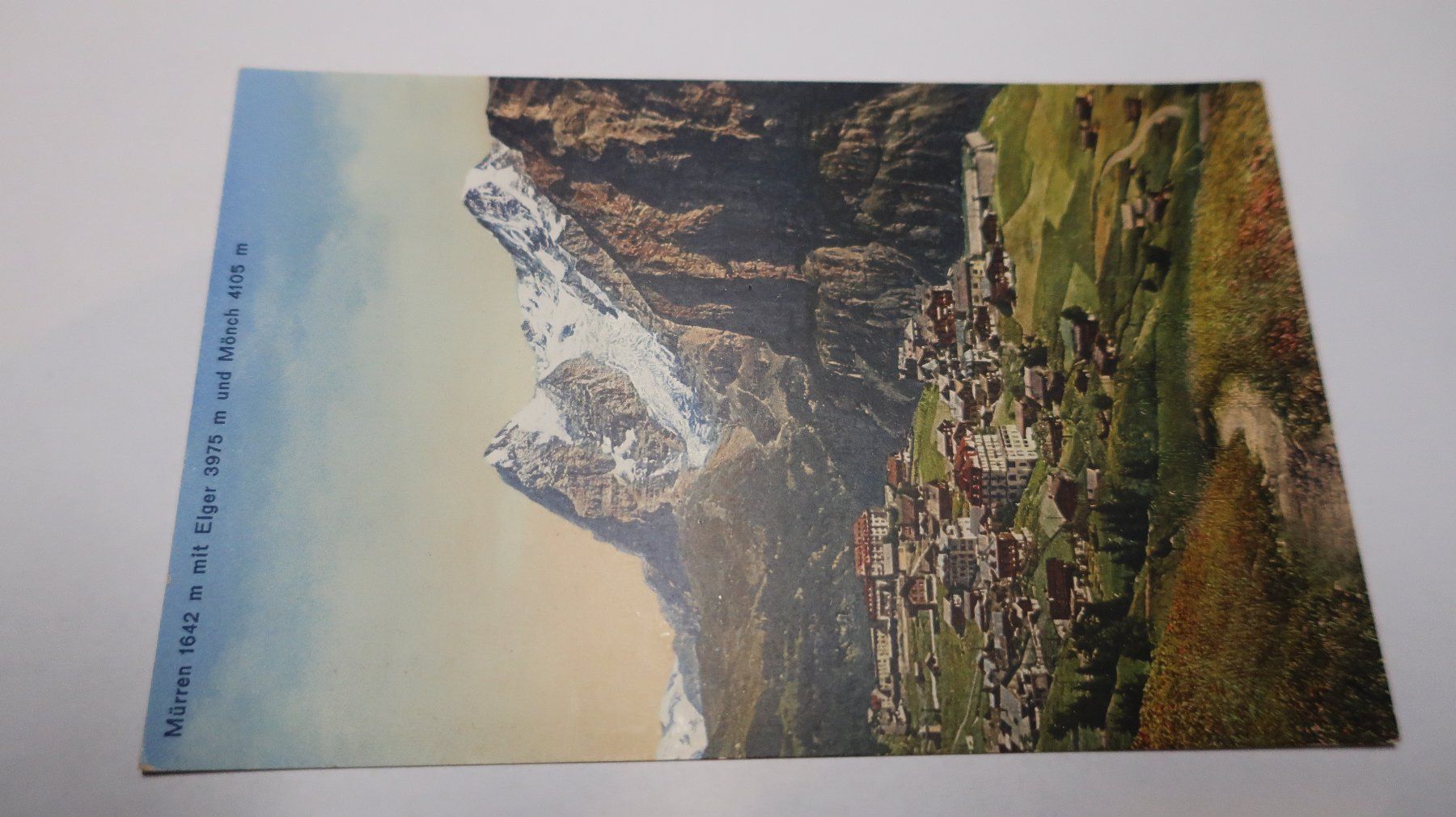 Cartoline postali: Mürren mit Eiger und Mönch – Usato da Cormoret venduto da Pascalll2001 1