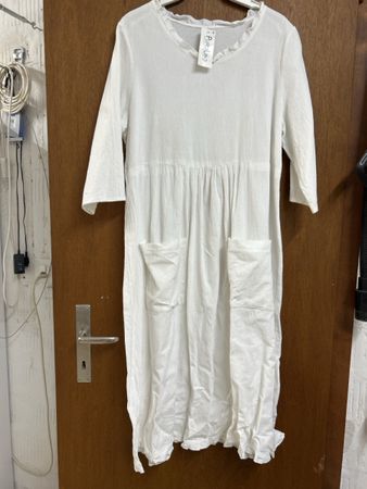 Sommerliches Leinenkleid von PURO, Grösse M, neu! 46