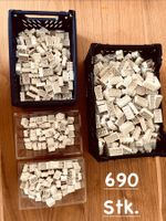 Lego 3 Sorten weiß 690 Stück