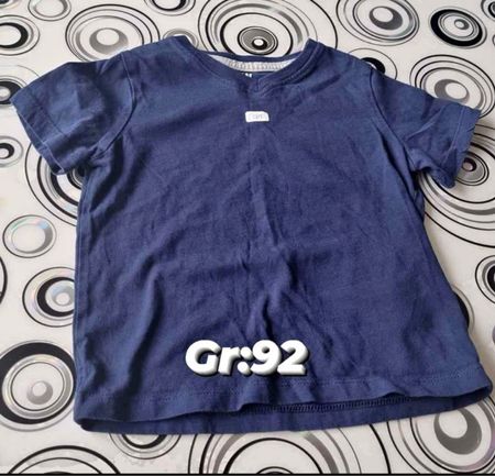 Jungen T-Shirt Gr. 92, Dunkelblau, guter Zustand