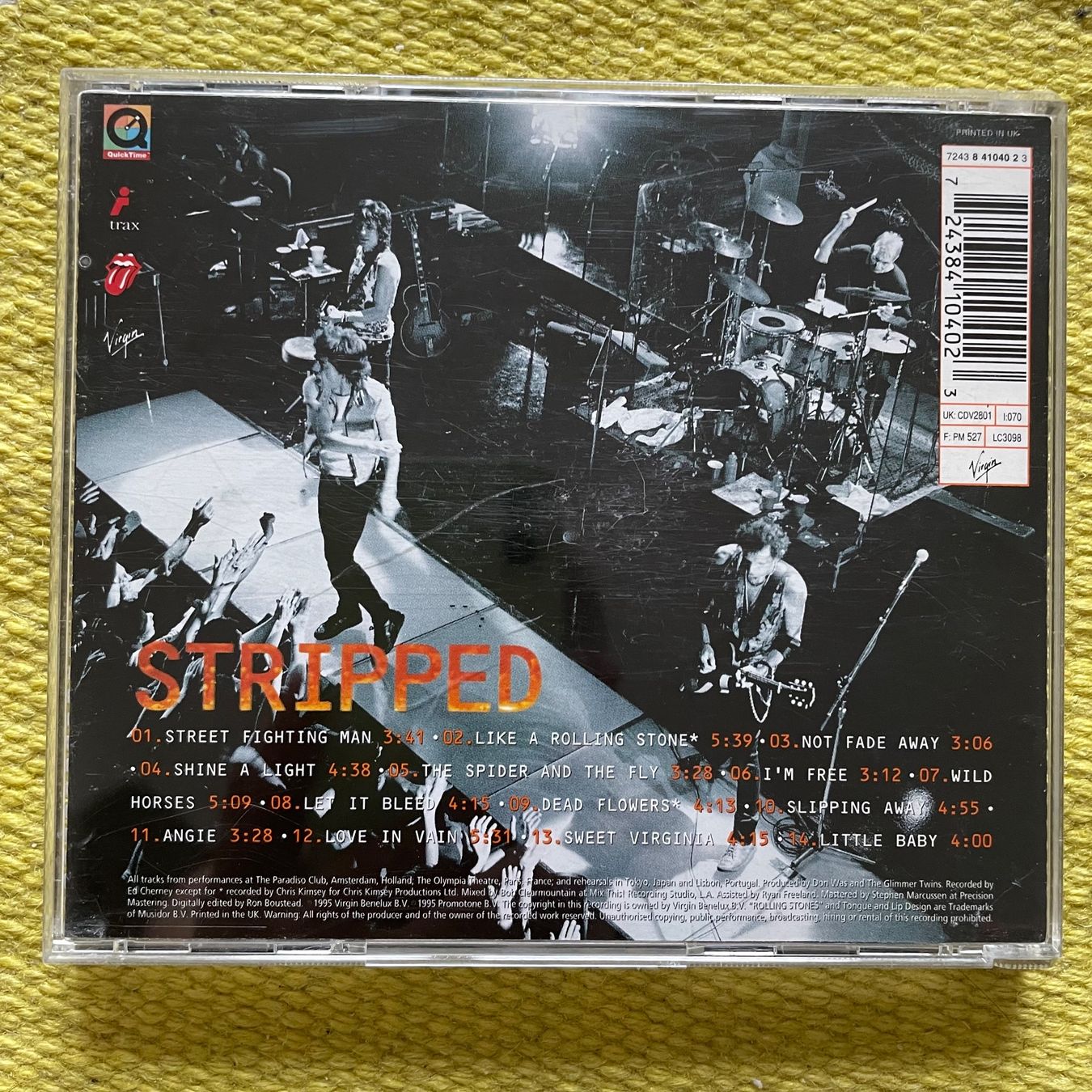 CD: ROLLING STONES-STRIPPED – Usato da Rorschacherberg venduto da CD-Roli 1