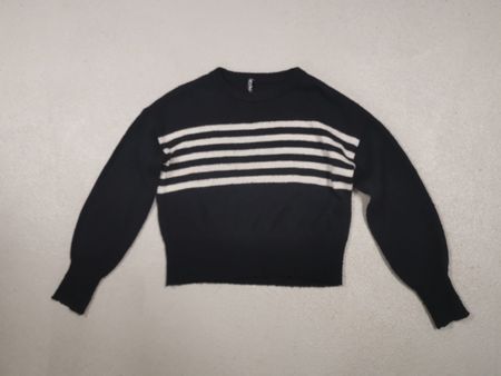 Pieces Wollpullover Frauen, Gr. XS, schwarz, guter Zustand