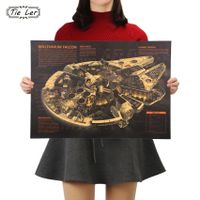 Star Wars Millennium Falcon Poster 50,5 x 30cm NEU