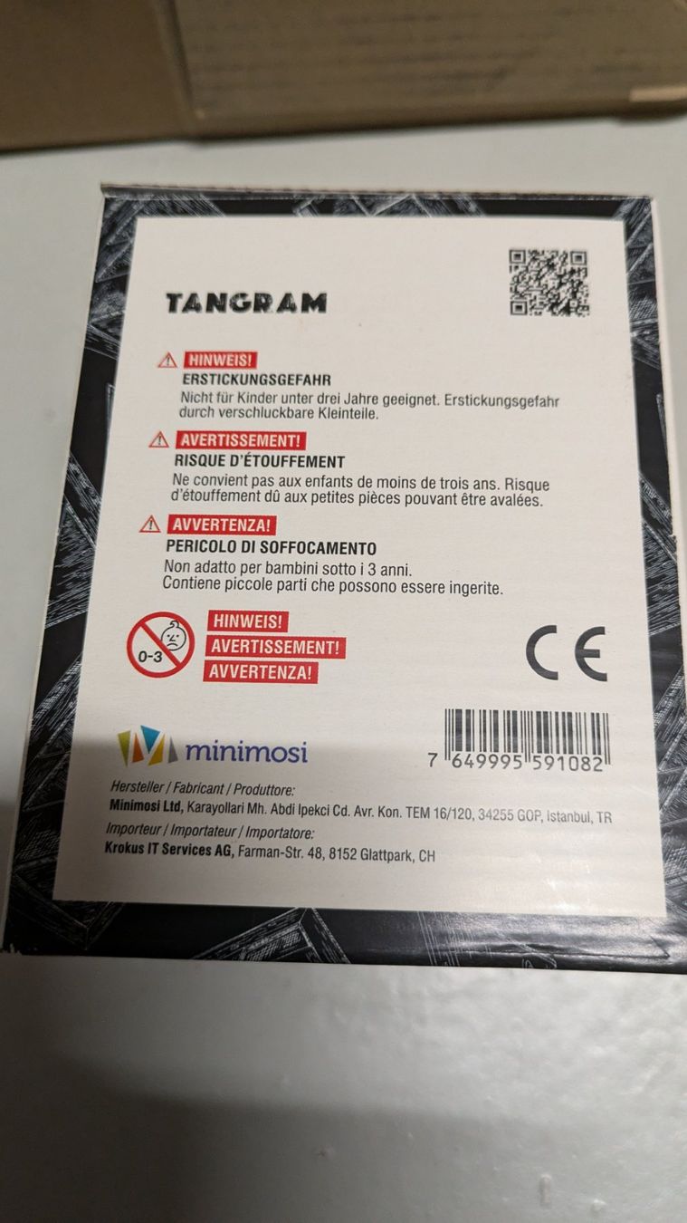 Spiele: minimosi TANGRAM - Hand Made – Neu (gemäss Beschreibung) aus Staufen von Fleby84 2