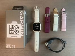 Garmin Venu Sq – Smartwatch für Fitness & Sport mit Zubehör