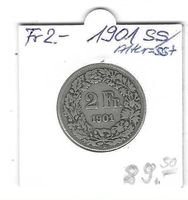 Fr. 2.- rar u.E. Qualität ss++/1901/50'000Aufl./hüt no30'000