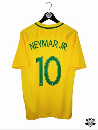 NEYMAR JR #10 Original Brazil 2016-17 Home Trikot