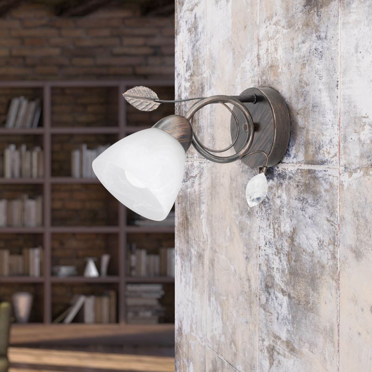 Lampade: Wandleuchte, Weiss, 12 cm x 21 cm – Nuovo (secondo la descrizione) da Kreuzlingen venduto da Smart-Light