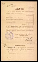 Vorläufer-Klapp-AK Magy. kir. központi