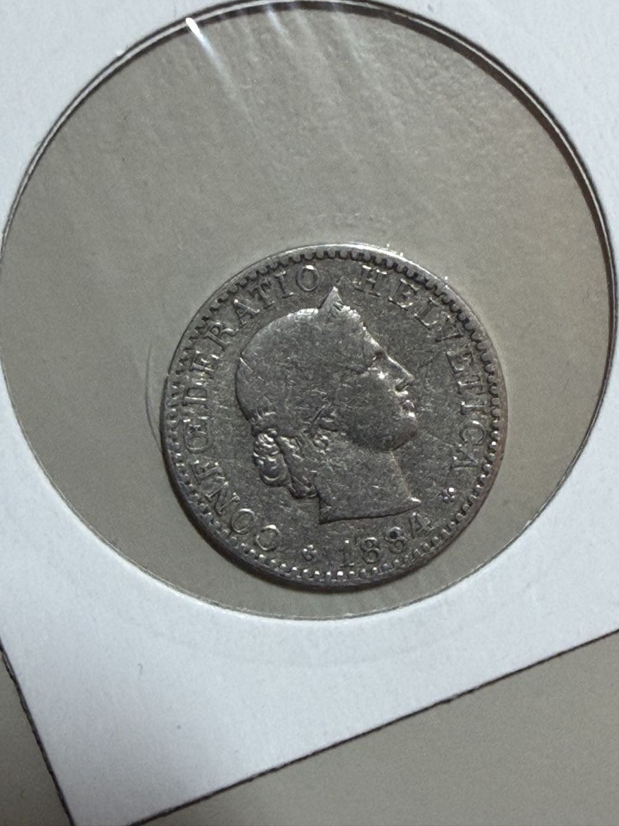 Toutes les monnaies: CHF 0.20 - 1884 – D'occasion à Payerne par Mike1682 1
