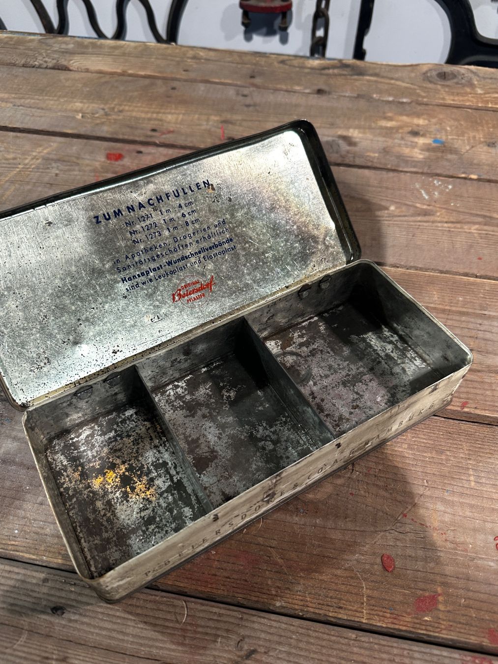 Dosen: Blechdose Hansaplast Retro / Vintage – Gebraucht aus Luzern von Fracht-Design 5