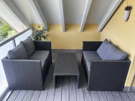 Garten - Lounge dunkelgrau ⛱️🏝️☀️