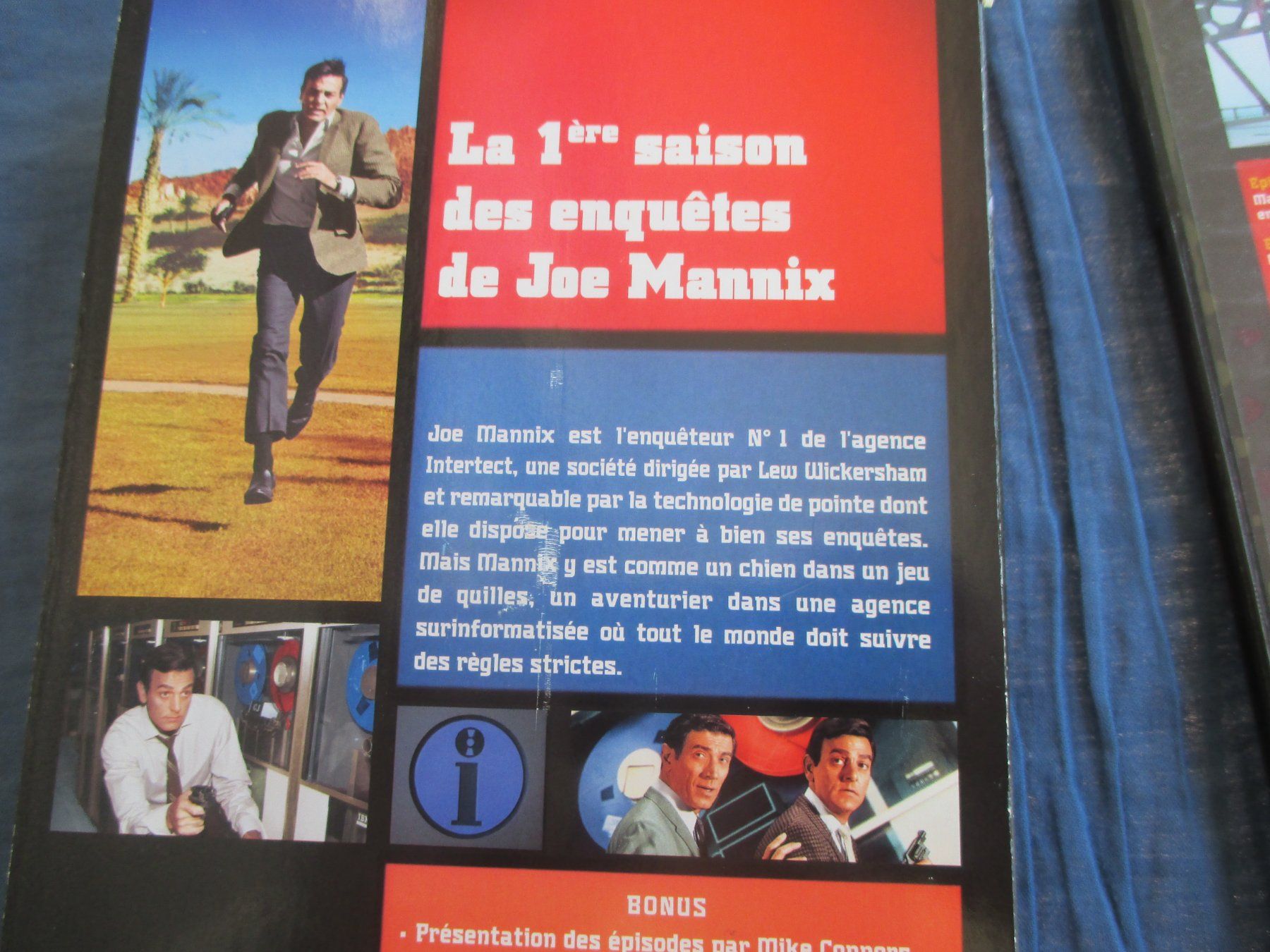 Tutti i DVDs: Coffret Joe Mannix saison 1 (24 épisodes) – Usato da Colombier NE venduto da Nevenma 1