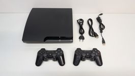 PlayStation 3 Slim mit 2 Controller