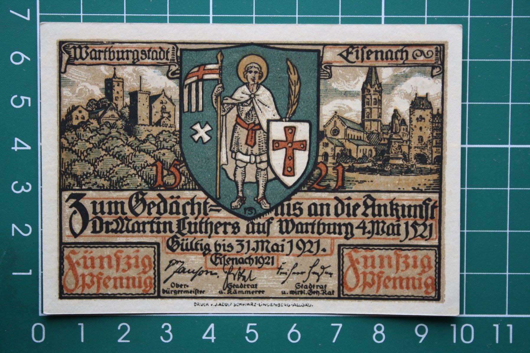 Libri: currency  germany luthers ankunft in eisenach 1921 – Usato da Laupen BE venduto da Gufi57