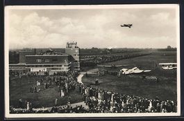 Dortmund, Flughafen, Schaulustige bei ei