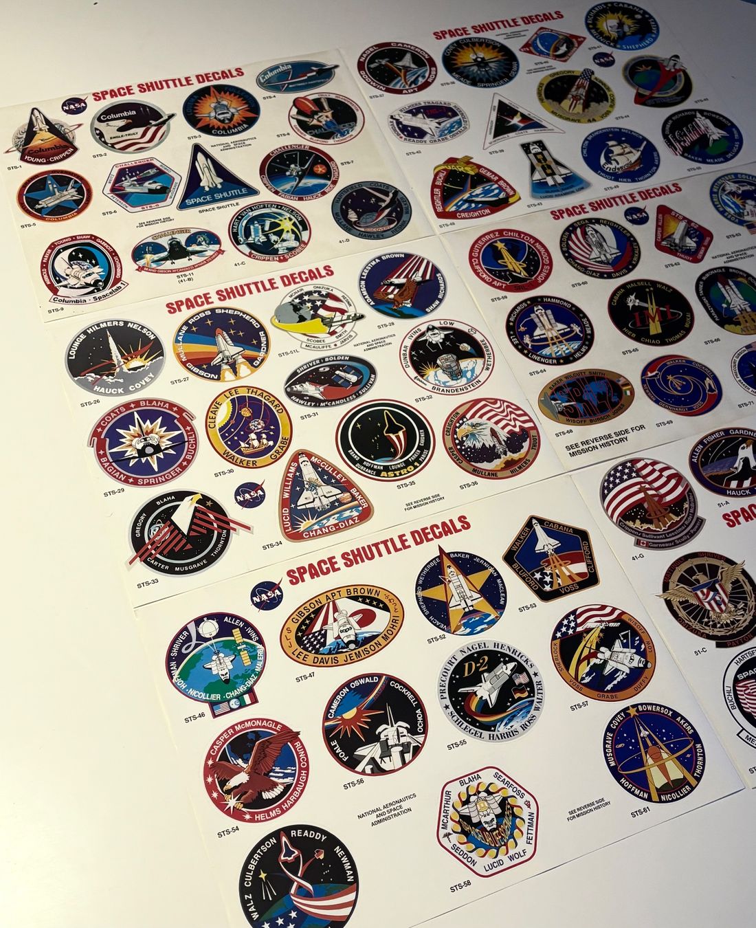 Sticker: VINTAGE, NASA, SPACE SHUTTLE, AUFKLEBER, SAMMLUNG, ORIGINAL – Usato da Dachsen venduto da Sven_Jasper 7