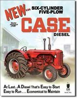 Blechschild-NEW CASE-SIX CYLINDER FIVE P - 30 X 40 CM
