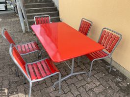 Bigla Gartenmöbel Tisch mit 5 Stühle TOP
