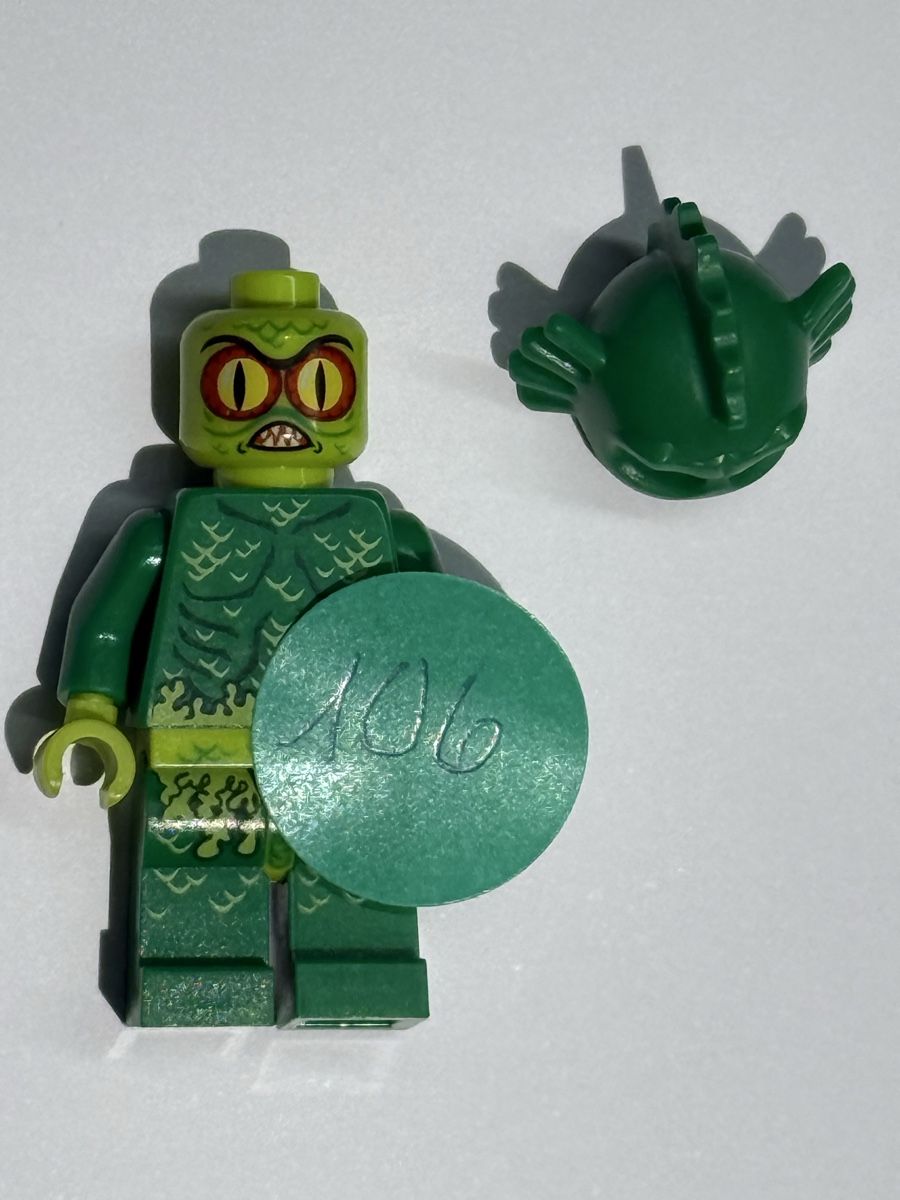 Lego Giocattoli: 1 Lego Figur Sumpfmonster Fischmann – Usato da Rheinfelden venduto da zim_2hqc 3
