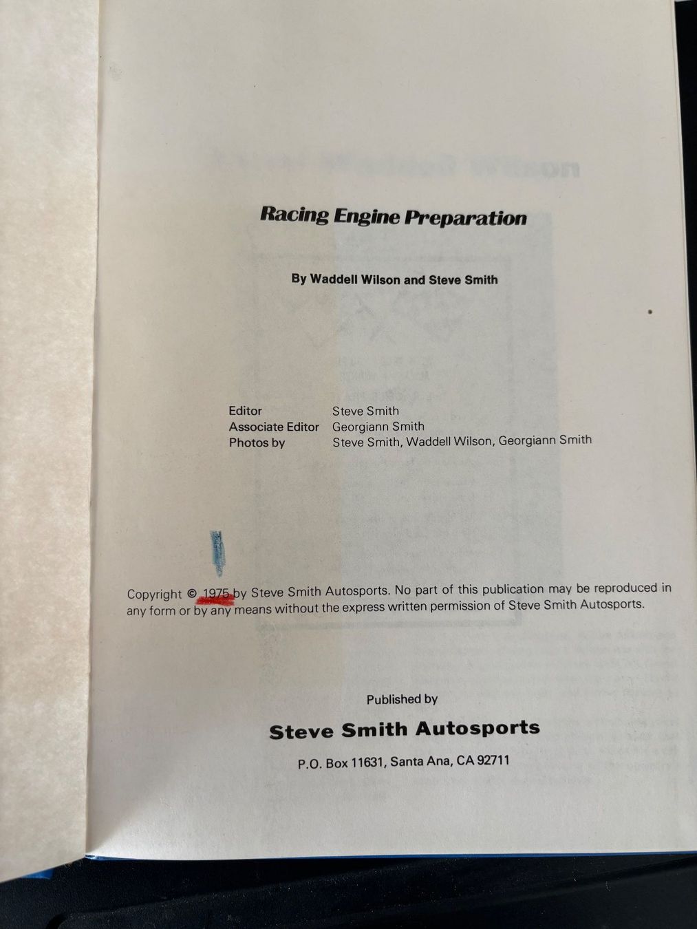 Tutti pezzi di ricambio auto: Racing Engine Preparation – Tuning  - sehr Seltenes Buch! – Usato da Zäziwil venduto da R1135 1