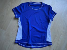 T-Shirt Switcher blau/weiss