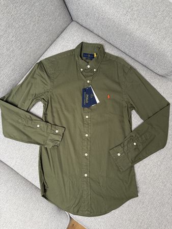 Ralph Lauren Hemd, Grün, Gr. S, Slim Fit, Neu mit Etikett