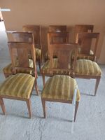 8 CHAISES BIEDERMEIRE EN EXCELLENT ÉTAT PROPRE ANCIENNES 