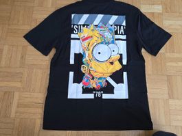 Off-White Bart Simpson T-Shirt Schwarz Gr. S