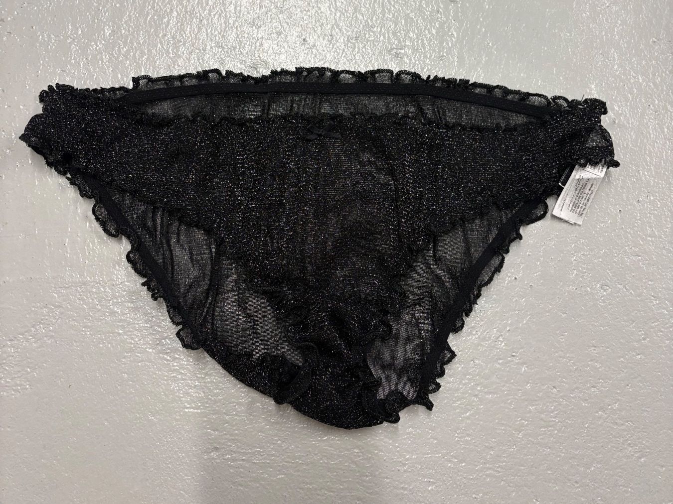 Etam Altra biancheria intima: Etam Slip Schwarz Glitzer Grösse M – Nuovo (secondo la descrizione) da Regensdorf venduto da secondchancefashion