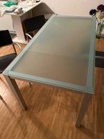Wohnzimmer/Esstisch Glas inkl. 6 Stühle