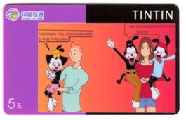 Telefonkarte "Tintin".