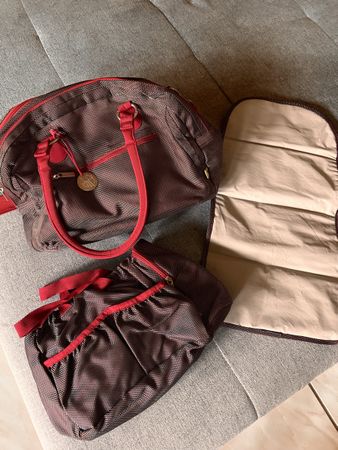Lässige Wickeltasche Rot von Laessig 