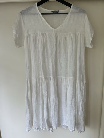 Leinen Kleid Gr M