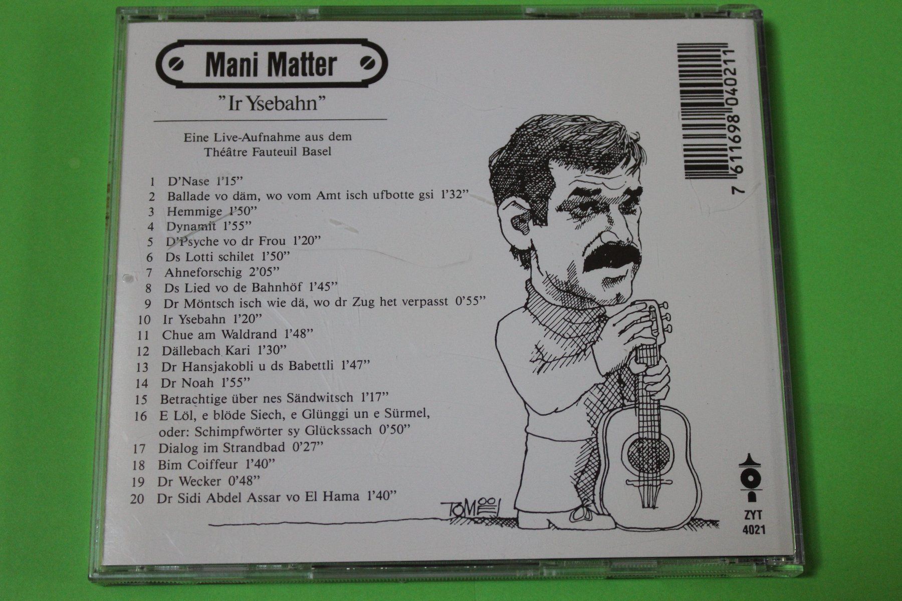 CD: MANI MATTER - IR YSEBAHN CD!!!!!!!!!!!!! – Usato da Tübach venduto da JamesStone 2