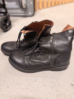 Replay Schnürstiefel Leder schwarz Grösse 44 gebraucht