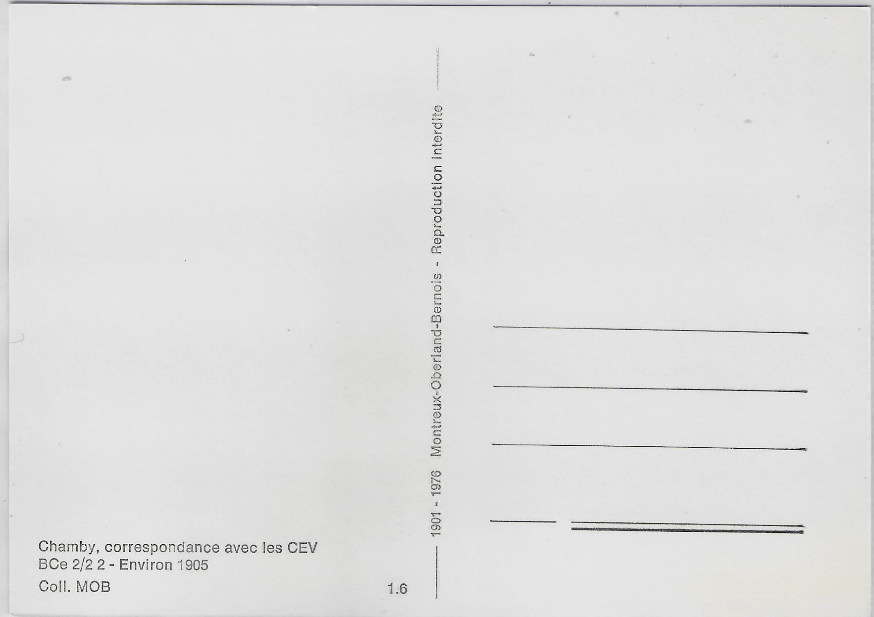 Cartoline postali: M.O.B. Chamby la gare Bahnhof Stazione – Antico da Ettingen venduto da Kartenplanet 1