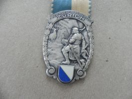 Medaille Schützenfest Jäger Verein Zürich ZH von Jahr 1949