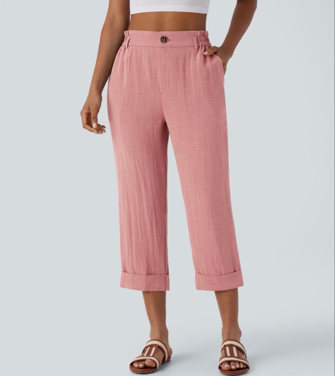 Halara Pantaloni: Capri Hose – Nuovo (secondo la descrizione) da Henau venduto da martina_1998 2