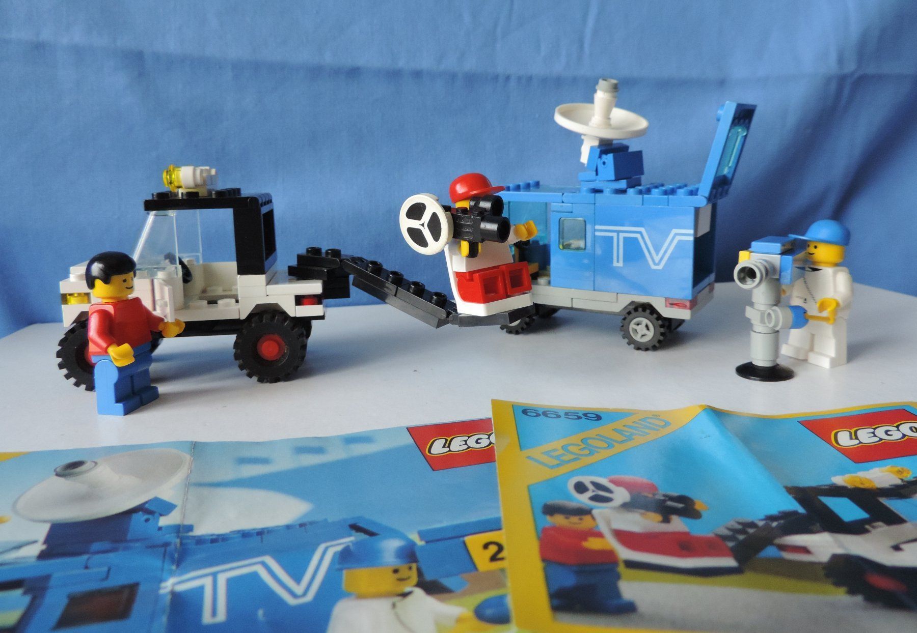 Lego Giocattoli: TV Crew, Sets 6659 und 6661 – Usato da Burgdorf venduto da ursla50