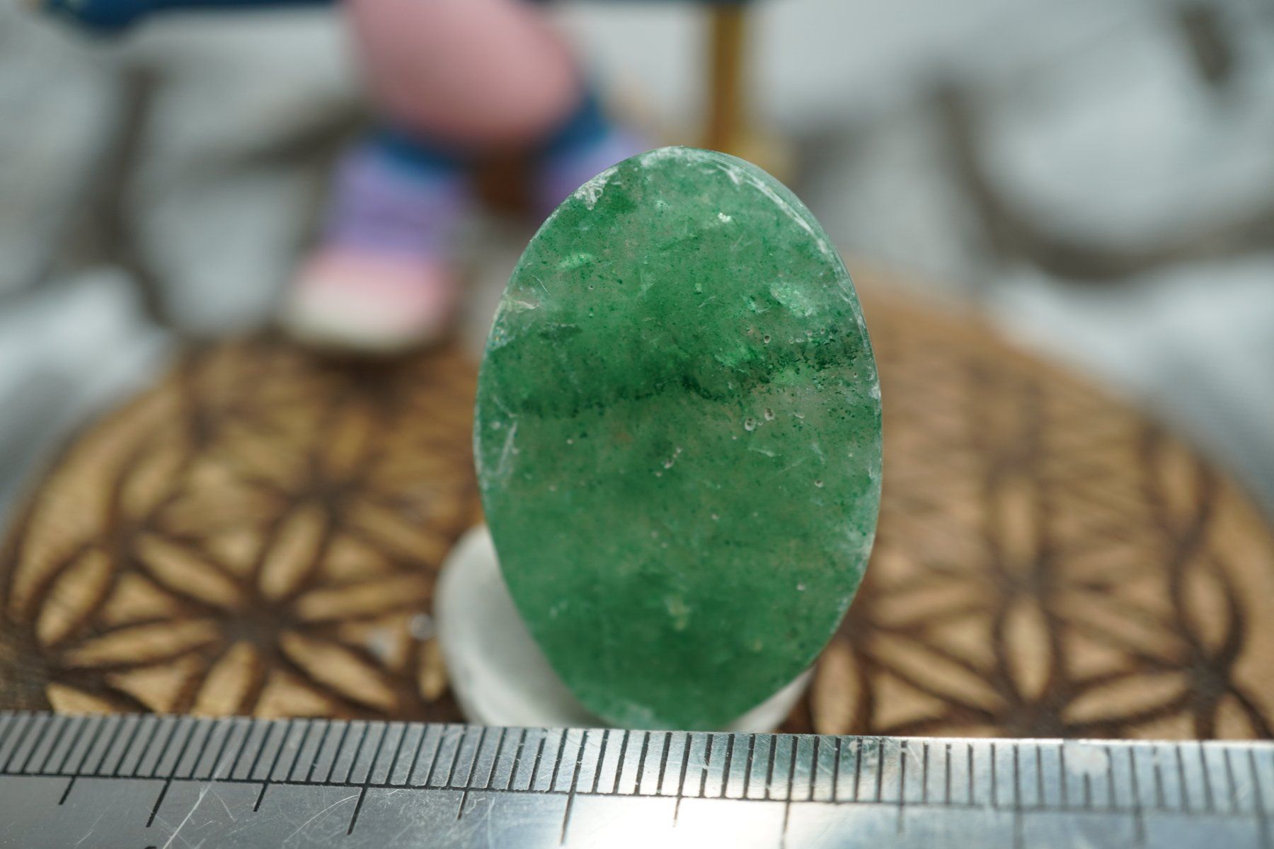 Minerali & Pietre curative: Aventurin     Blatt Geschnitzt  Cabochon   Ab 1.- – Nuovo e nell'imballaggio originale da Eschenbach SG venduto da topstone 4