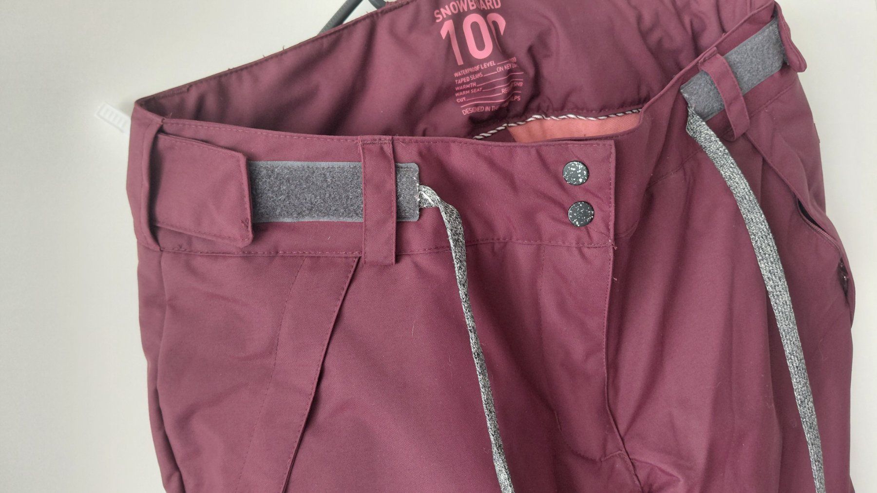 Pantalons: Snowboardhose - SNB 100, Bordeauxrot – D'occasion à Niederneunforn par wip_dmq9 2