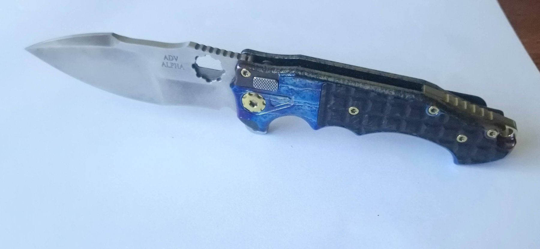 Coltelli tascabile: André De Villier Mini Alpha Acid Rain, – Nuovo e nell'imballaggio originale da Carouge GE venduto da dan_pv2t