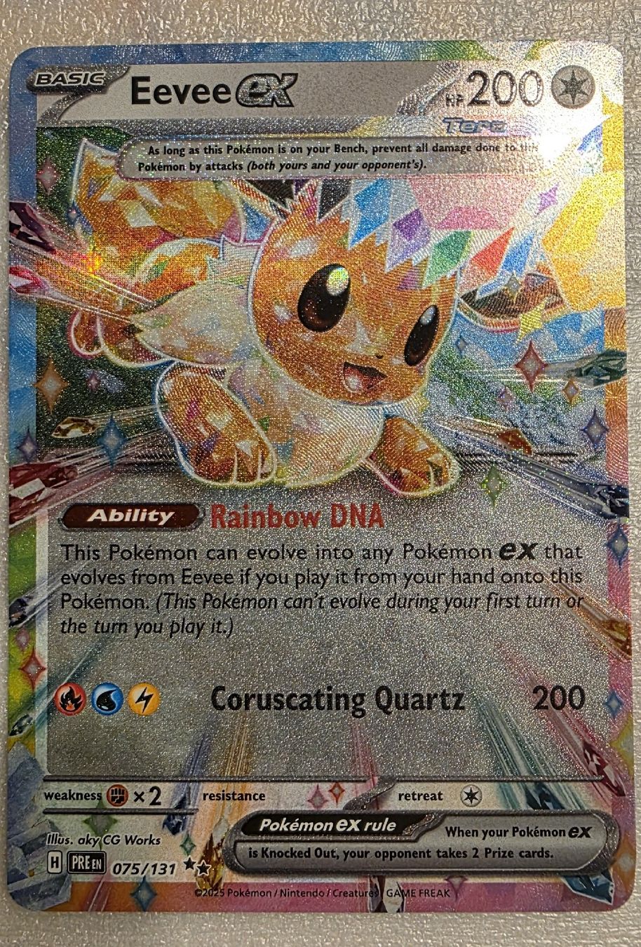 Pokémon Cartes à collectionner: Eevee EX 075/131 NM – D'occasion à Contone par Dexx86