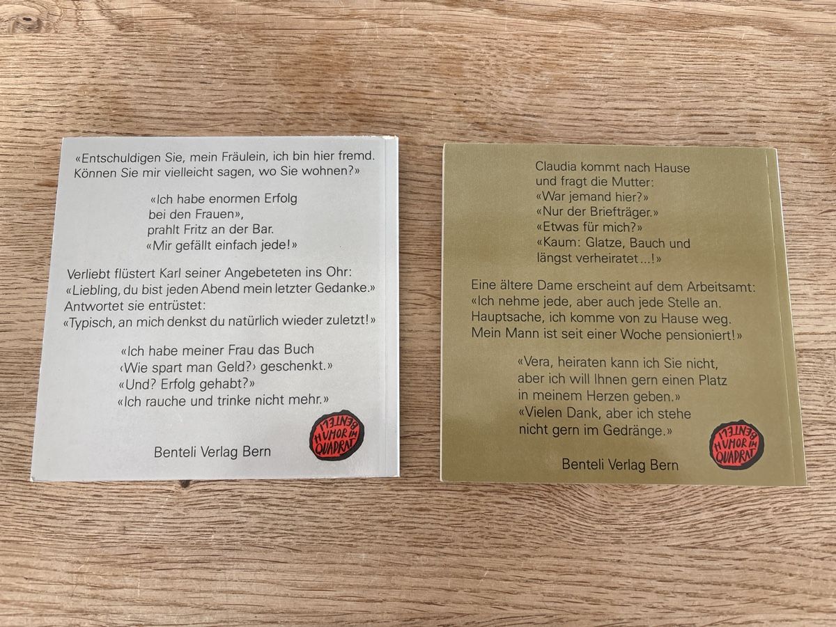 Livres: Witze für sie und ihn – D'occasion à Schlierbach par Stee09 1