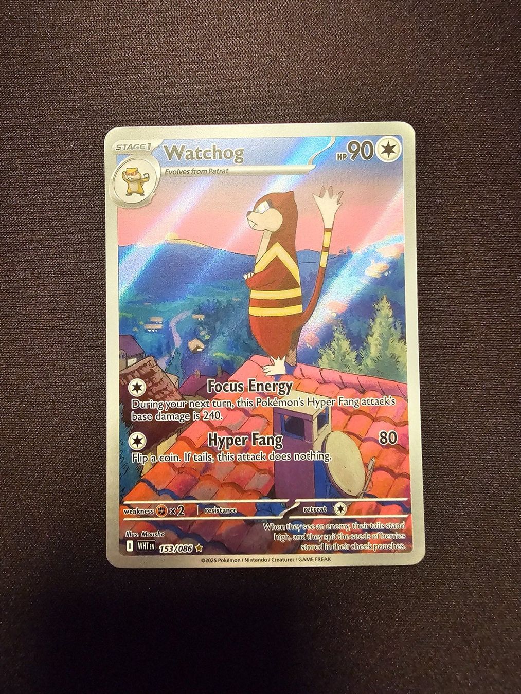 Pokémon Sammelbilder & Trading cards: Watchog EN 153/086 – Gebraucht aus Lufingen von Argannon