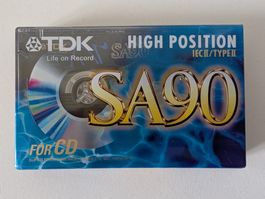TDK SA 90 High Position (Type II / IEC II) – Neu & OVP