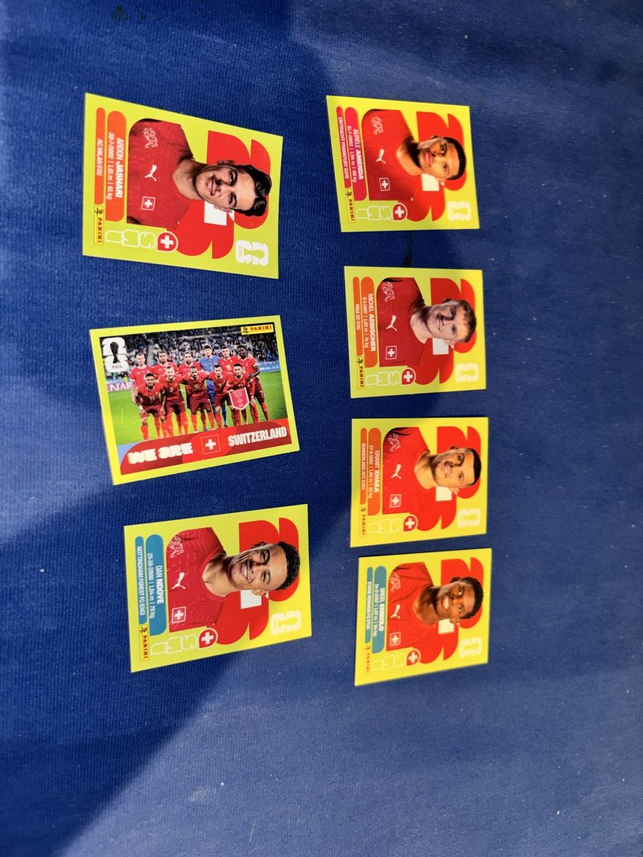 Panini Carte collezionabili: Schweiz 7x paninii – Nuovo (secondo la descrizione) da Olten venduto da Melxnie_46